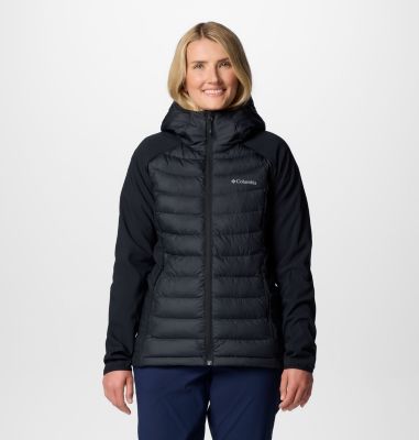 Columbia Women's Powder Lite II Hybrid Hooded Jacket - L - Black