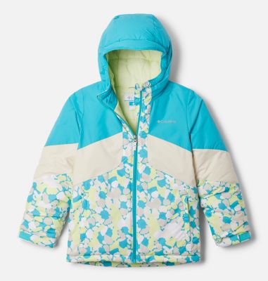 Columbia Girls' Horizon Ride III Jacket - L - Green  Geyser