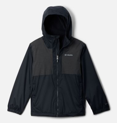 Columbia Boys' Rainy Trails II Fleece Lined Jacket-