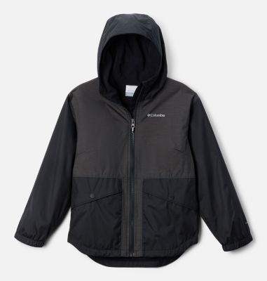 Columbia Girls' Rainy Trails  II Fleece Lined Jacket-