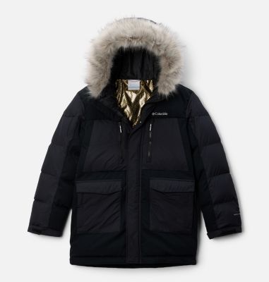 Columbia Boys' Marquam Peak Fusion II Parka - XS - Black  Black