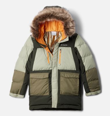 Columbia Boys' Marquam Peak Fusion II Parka - L - Green