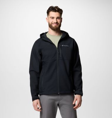 Columbia Men's Ascender II Hooded Softshell Jacket - L - Black