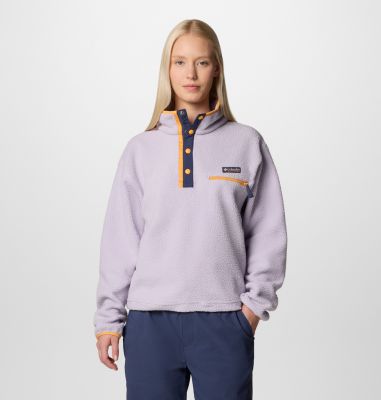Columbia Women's Helvetia  II Cropped Half Snap Fleece Pullover-