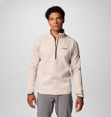 Columbia Men's Crystal Leaf  Omni-Heat  Helix Half Zip Pullover-