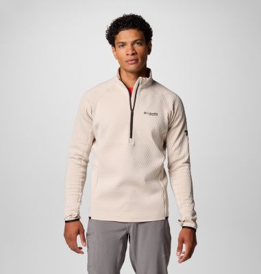 Columbia Men's Crystal Leaf Omni-Heat Helix Half Zip Pullover -