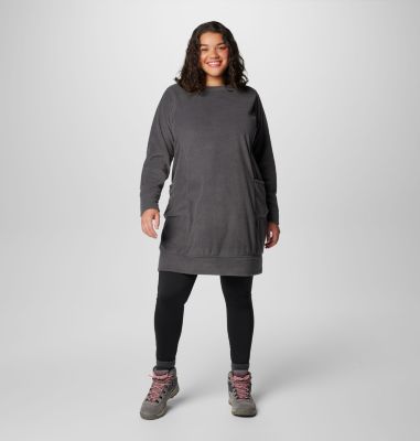 Columbia Women's Blue Point Creek Fleece Dress - Plus Size - 2X -