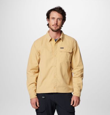 Columbia Men's Flare Gun Corduroy Shirt - S - Beige  Light Camel