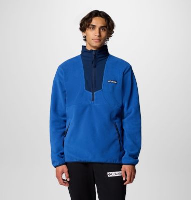 Columbia Men's Sequoia Grove Half Zip Fleece - M - Blue  Mountain