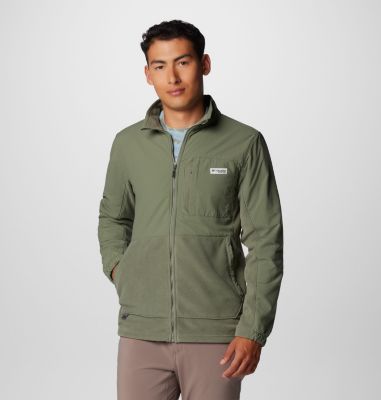 Columbia Men's PFG Uncharted Full Zip Fleece Jacket - S - Green