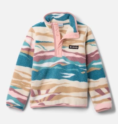 Columbia Kids' Helvetia  II Printed Half Snap Fleece Pullover-