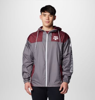 Columbia Men's Collegiate Flash Challenger  II Windbreaker - Texas A&M-