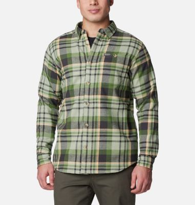 Columbia Men's Pitchstone Heavyweight Flannel II - XL - Green