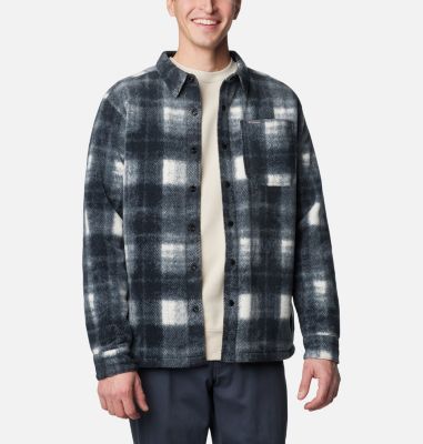 Columbia Men's Steens Mountain  Printed Fleece Shirt Jacket II-