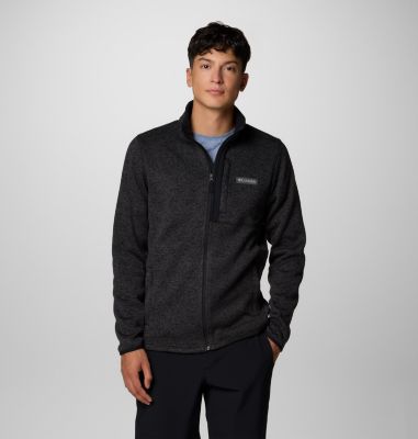 Columbia Men's Sweater Weather Full Zip Jacket - XL - Black