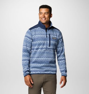 Columbia Men's Sweater Weather  II Printed Half Zip Pullover-