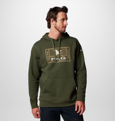 Columbia Men's PHG Tough Line Hoodie - XXL - Green  Surplus