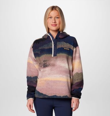 Columbia Women's Helvetia  II Printed Fleece Hoodie-