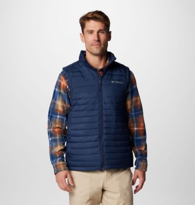 Columbia Men's Silver Falls II Vest - L - Blue  Collegiate Navy