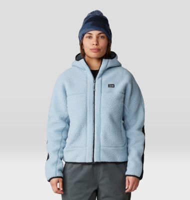 Mountain Hardwear Women's HiCamp Fleece Hoody - L - Blue