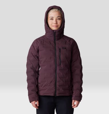 Mountain Hardwear Women's Stretchdown Hoody - S - Purple