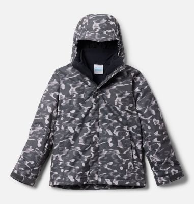 Columbia Boys' Bugaboo  III Printed Fleece Interchange Jacket-