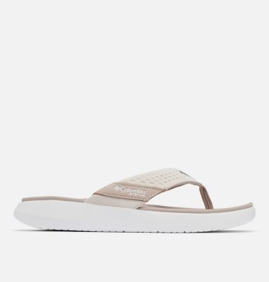 Columbia Women's PFG Boatside  Leather Flip Flop-