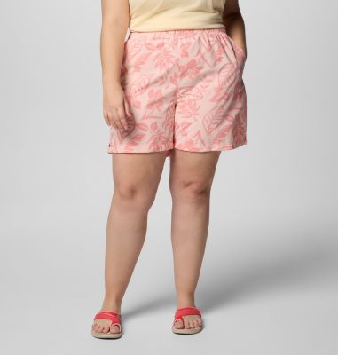 Columbia Women's Sandy River  Printed Shorts III - Plus Size-