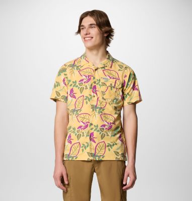 Columbia Men's Tech Trail  Utility Printed Woven Short Sleeve Shirt - Tall-
