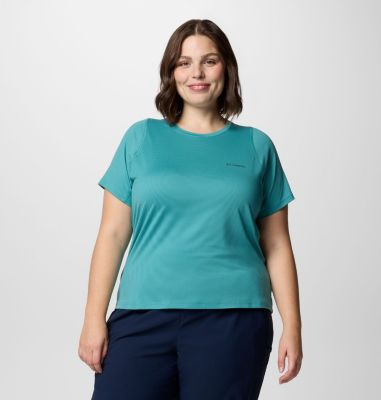 Columbia Women's Weekend Ascent  Short Sleeve Shirt - Plus Size-