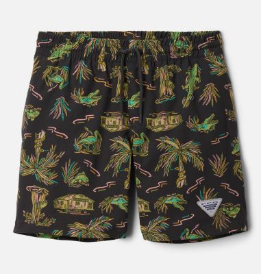 Columbia Boys' PFG Rambler  Printed Water Shorts-