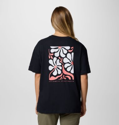 Columbia Women's Rolling Bend  Graphic Oversized T-Shirt-