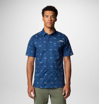 Columbia Men's PFG Wild Cast Camp Shirt-