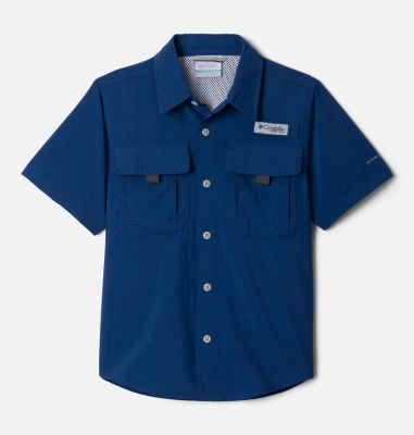 Columbia Boys' PFG Bahama II Short Sleeve Shirt-