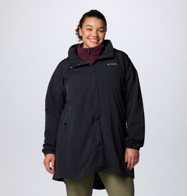 Columbia Women's Eastmoreland  Lined Long Jacket - Plus Size-