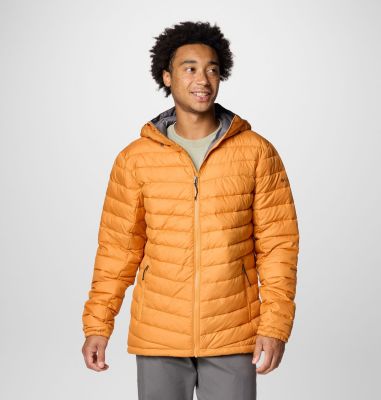 Columbia Men's Slope Edge II Hooded Jacket - S - Orange  Sunstone