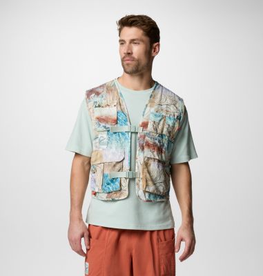 Columbia Cove Beach  Printed Vest-