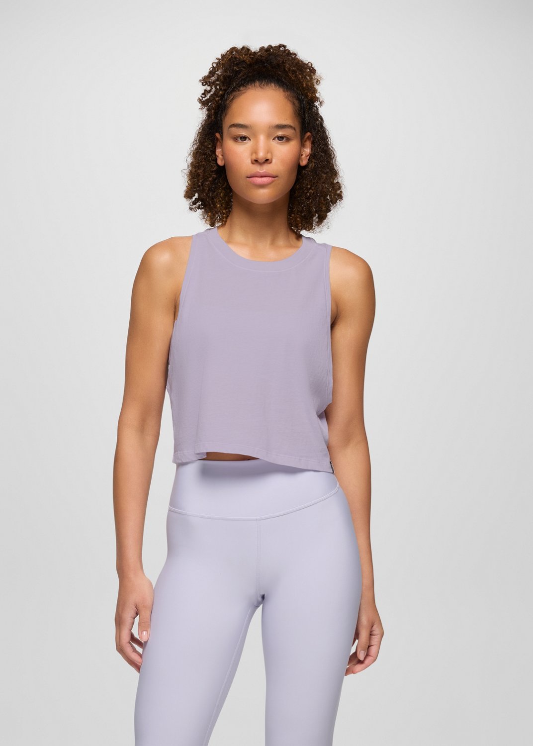 Womens prAna Everyday Crop Tank - Luminous