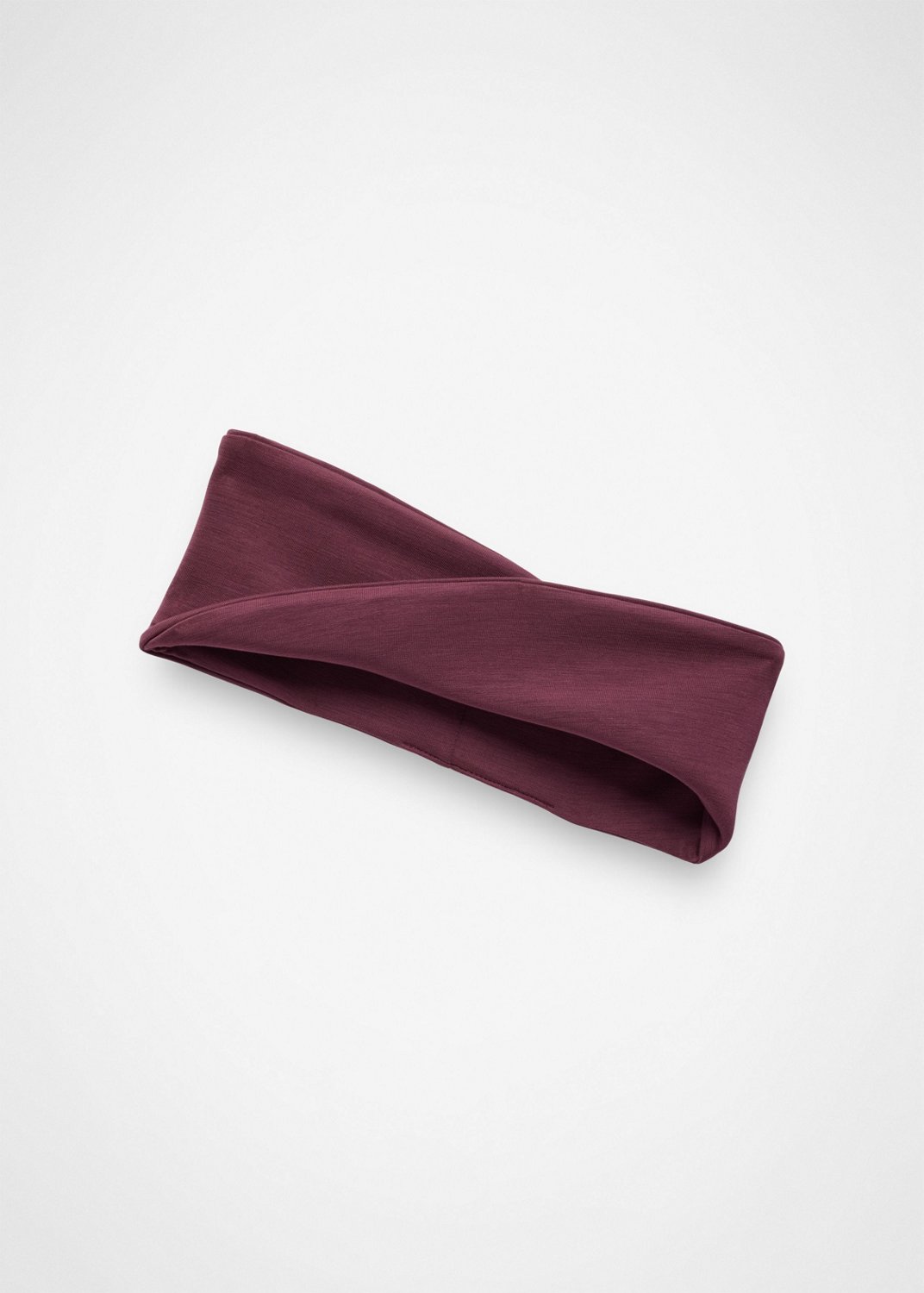 Gender Neutral prAna Shea Soft Headband - Deep Vino