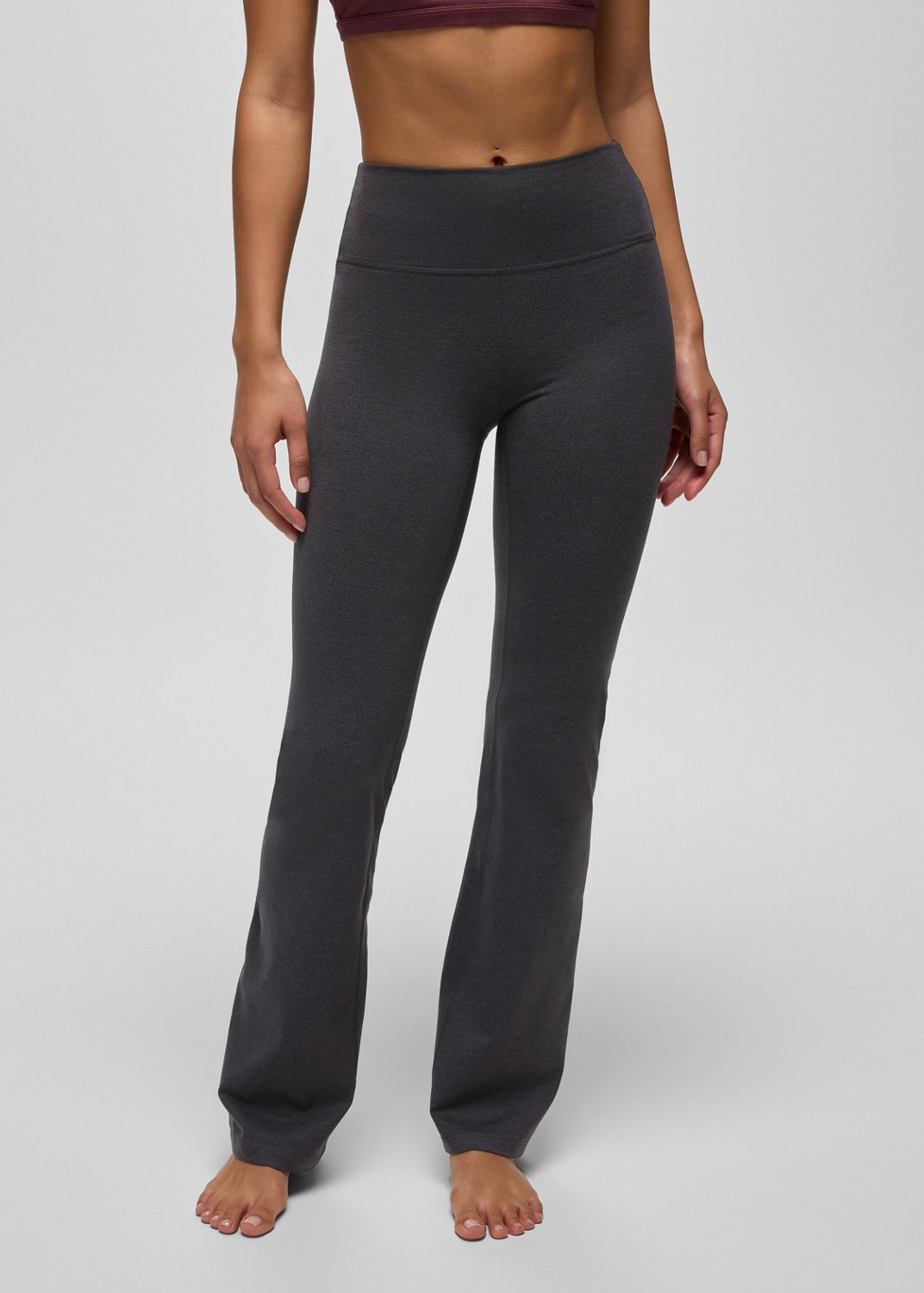 Womens prAna Heavana™ Bootcut Pant - Black Heather