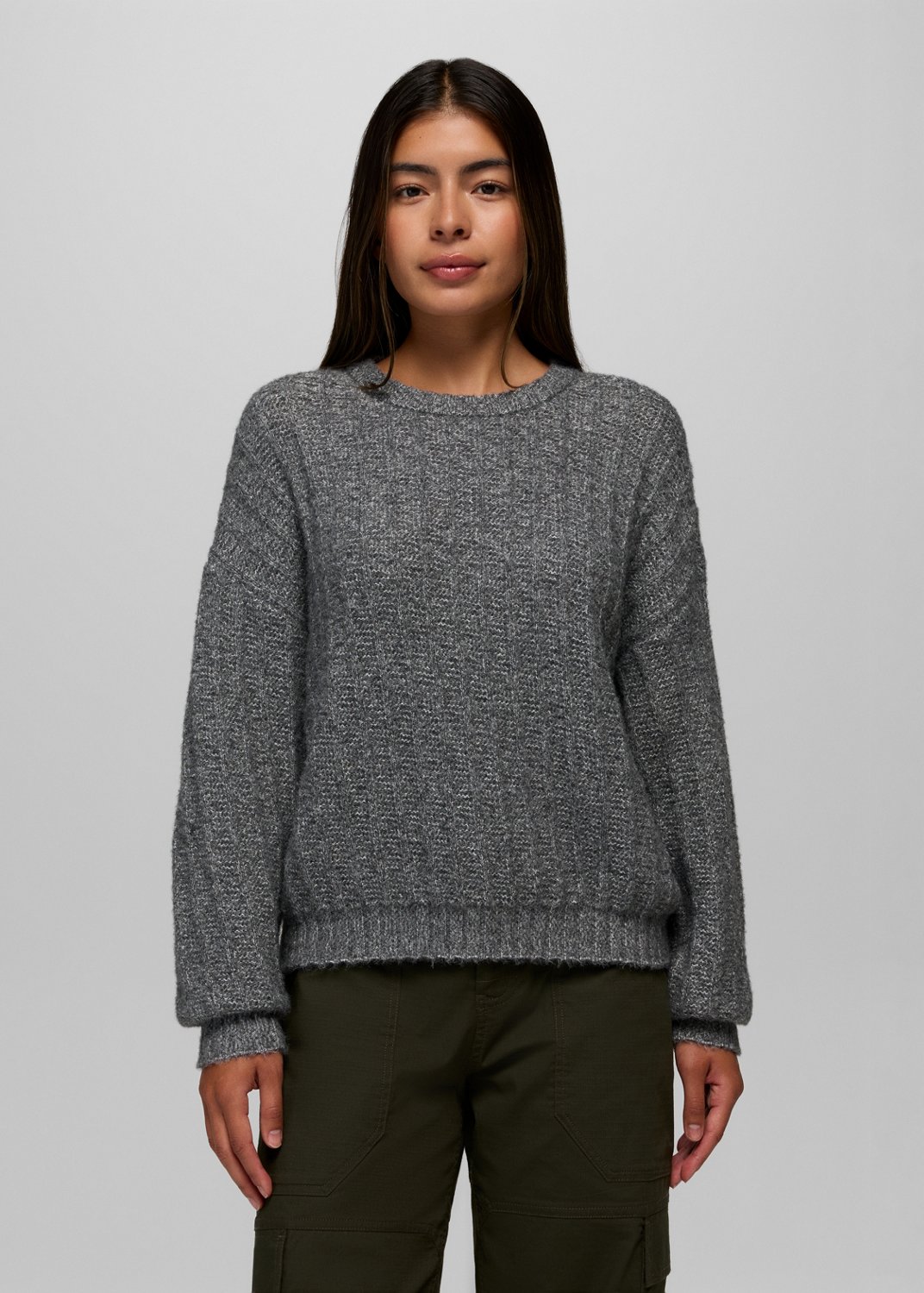 Womens prAna Emberbrook Sweater - Heather Grey