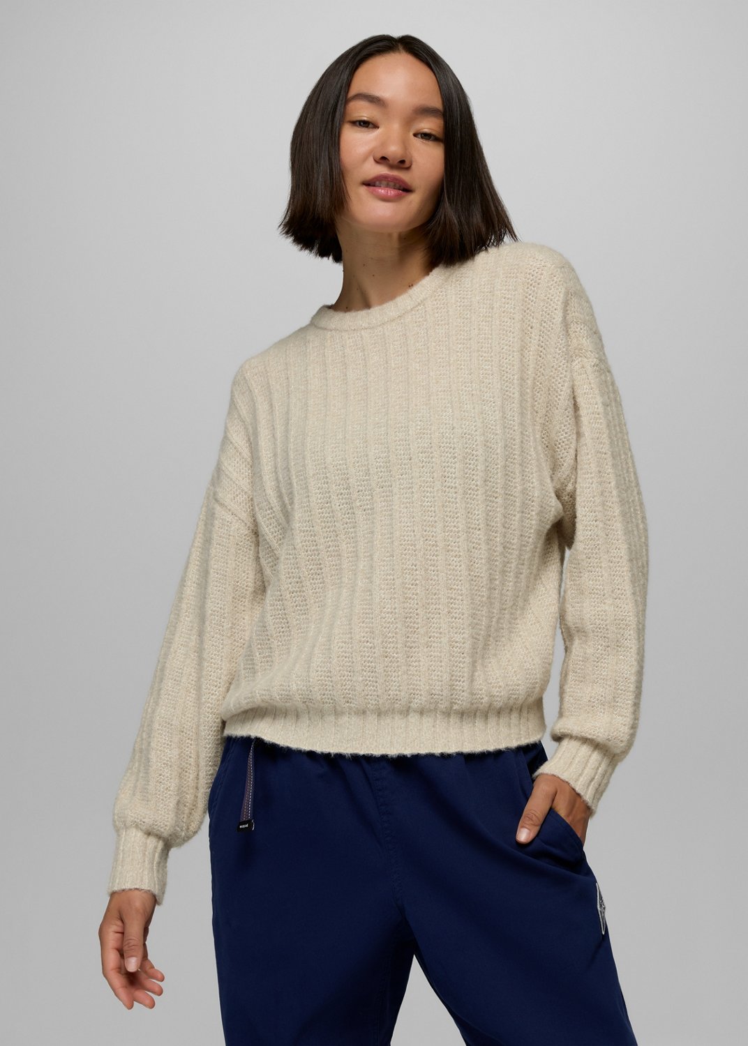 Womens prAna Emberbrook Sweater - Almond Heather
