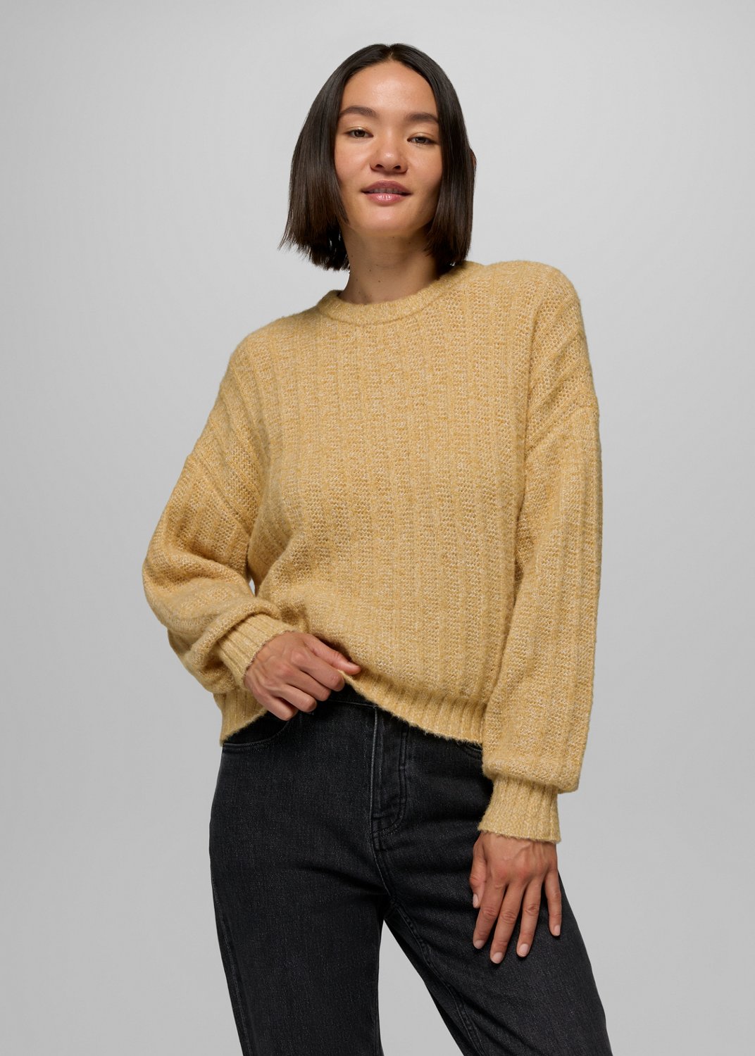 Womens prAna Emberbrook Sweater - Dijon Heather
