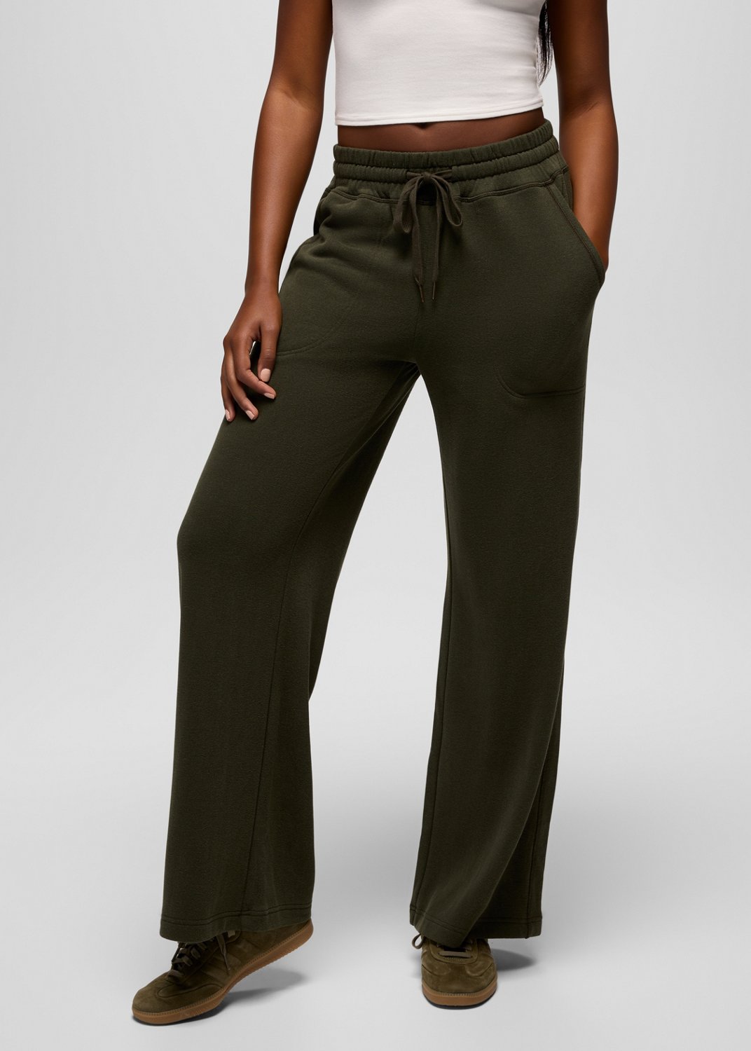 Womens prAna Cozy Up Wide Leg Pant - Nori