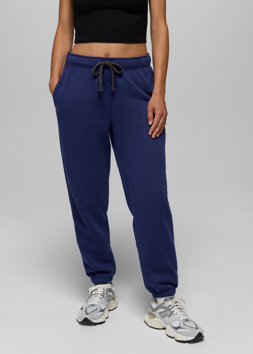 Womens prAna Fleece Sweatpant - Capulet Blue