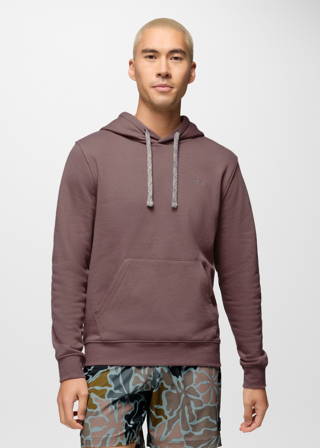 Mens prAna Fleece Hoodie - Carob