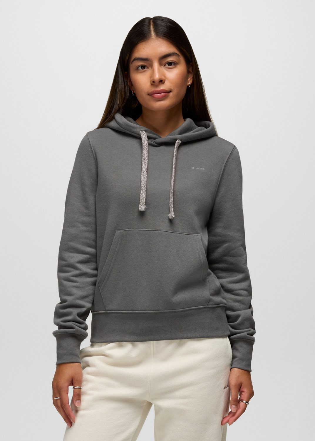 Womens prAna Fleece Hoodie - Thyme