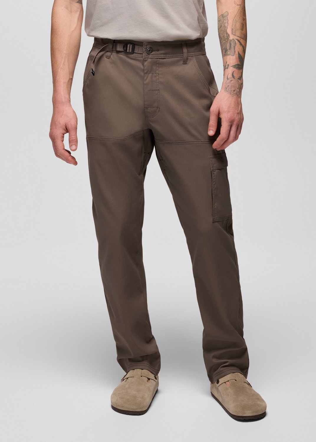 Mens prAna Stretch Zion™ Standard Pant - Mud