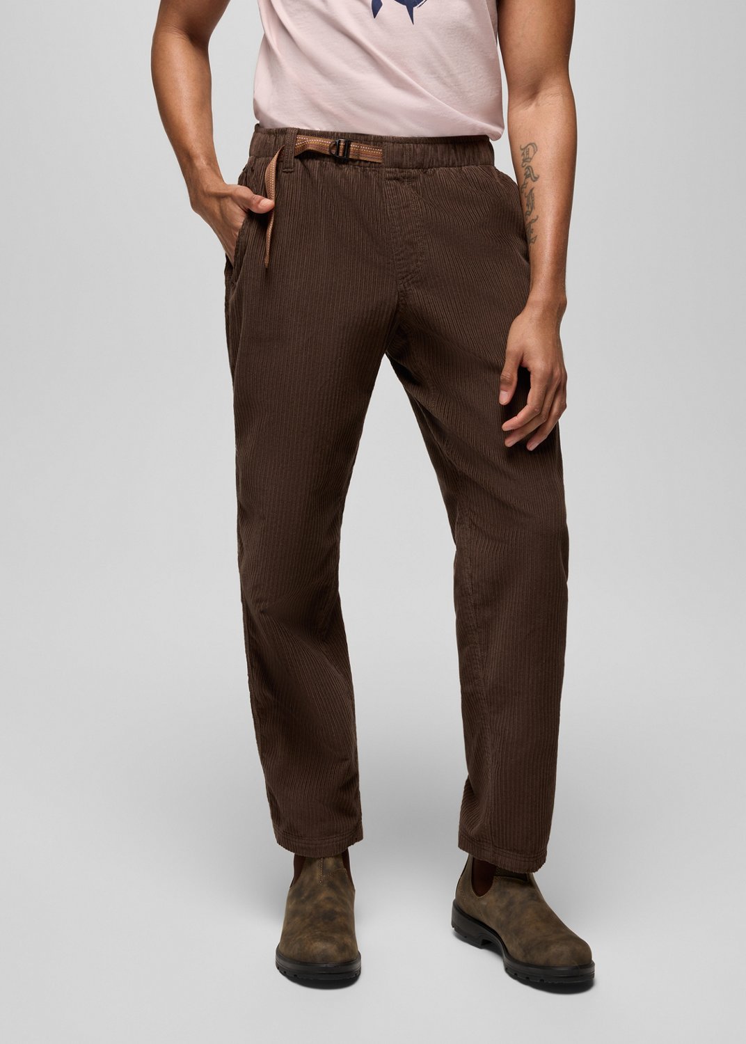 Mens prAna Durado Cord Pant - Dark Roast