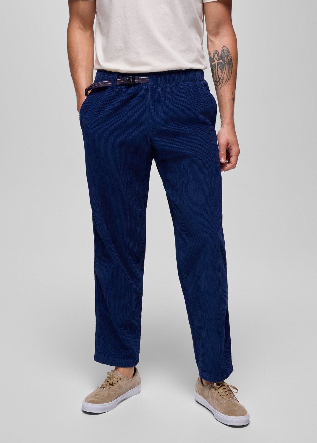 Mens prAna Durado Cord Pant - Capulet Blue